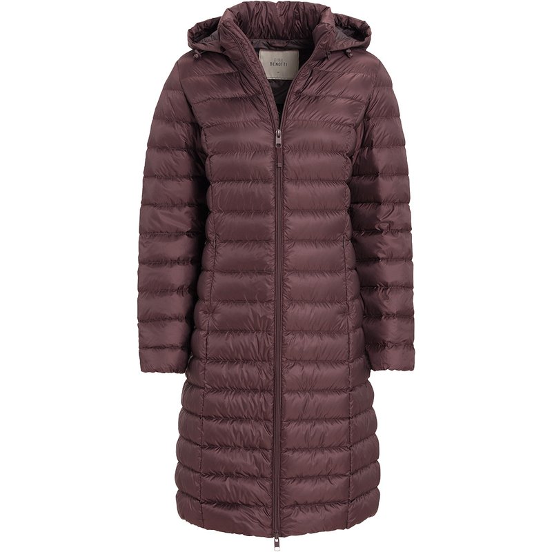 Damen Soft-Daunenmantel mit Kapuze