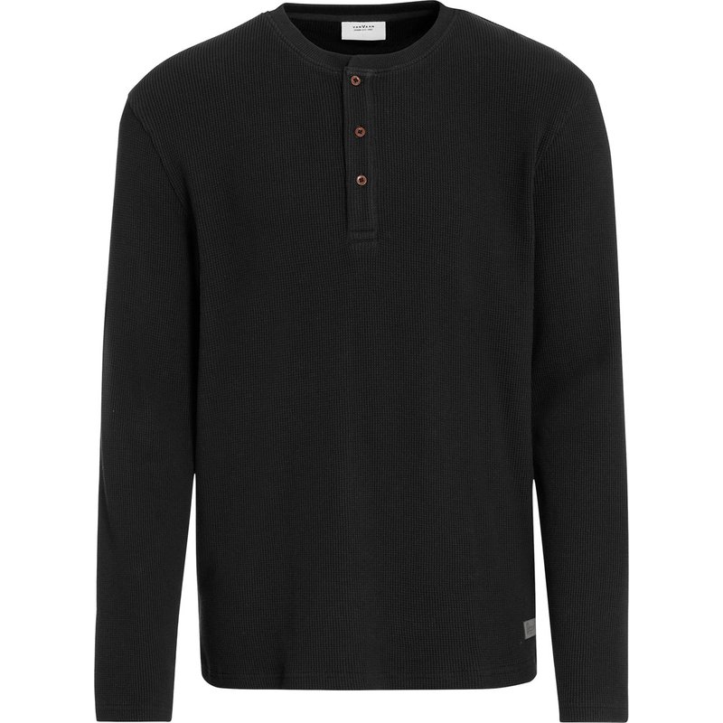 Herren Langarmshirt mit Struktur