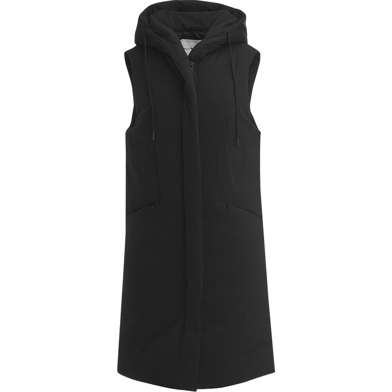 Damen Longweste mit Kapuze