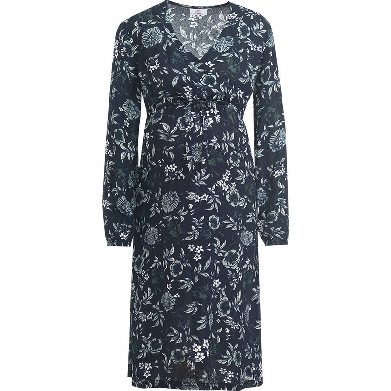 Damen Umstands-Kleid mit floralem Muster