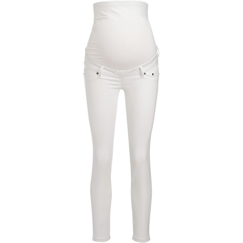 Damen Umstands-Jeggings unifarben