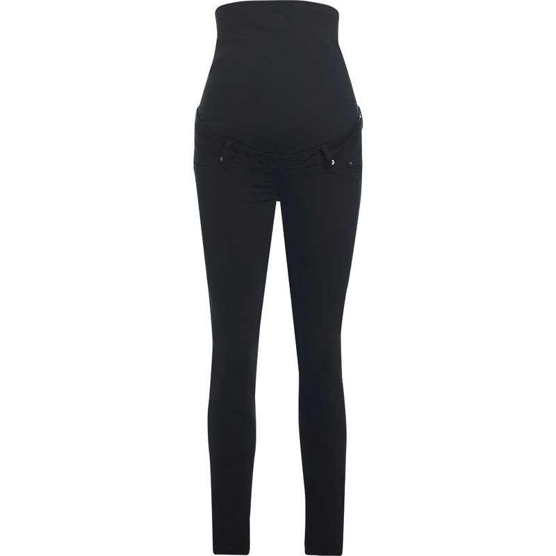 Damen Umstands-Jeggings unifarben