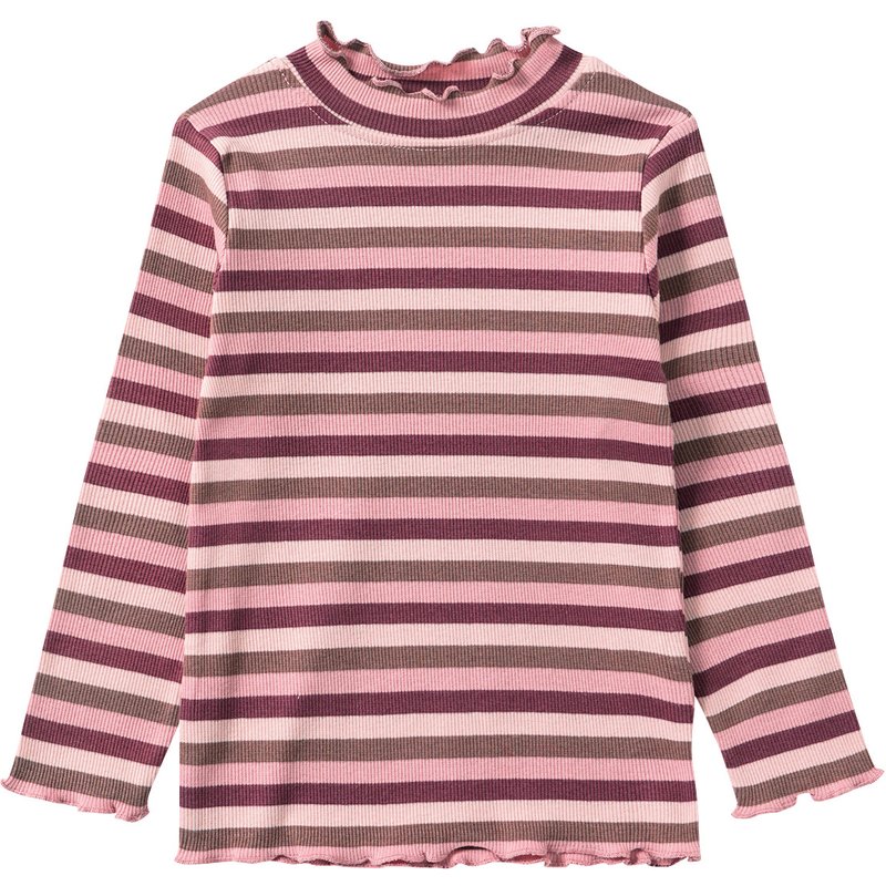 Mädchen Langarmshirt im Streifen-Look