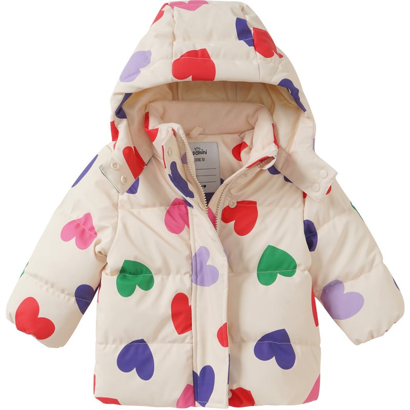 Baby Pufferjacke mit Herzen