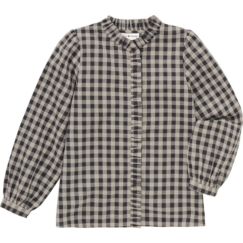 Mädchen Bluse mit Rüschen