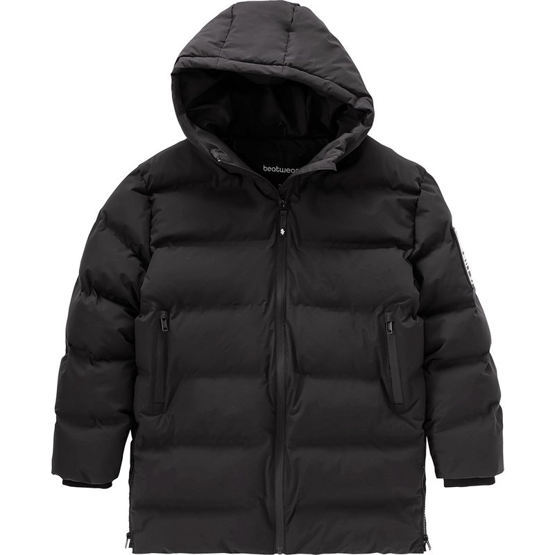 Jungen Puffermantel unifarben