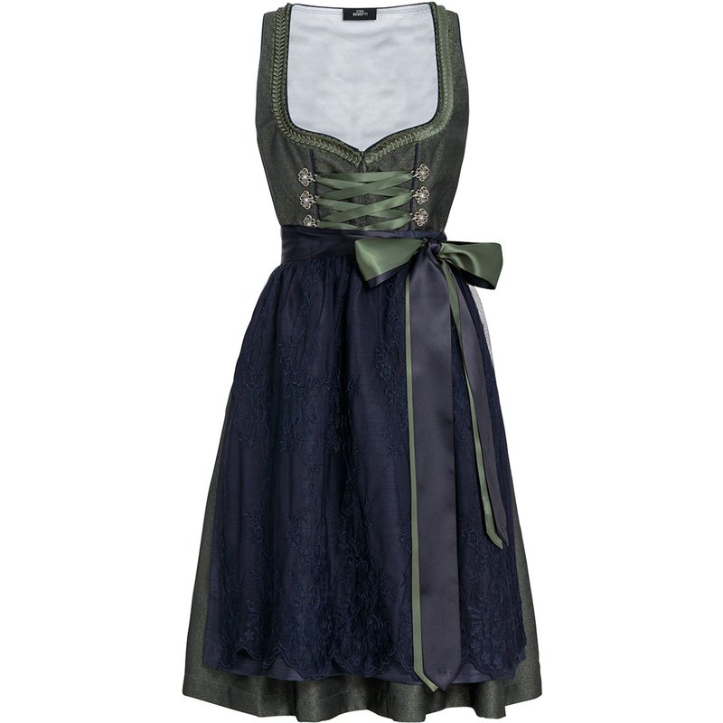 Damen Dirndl mit floralem Muster
