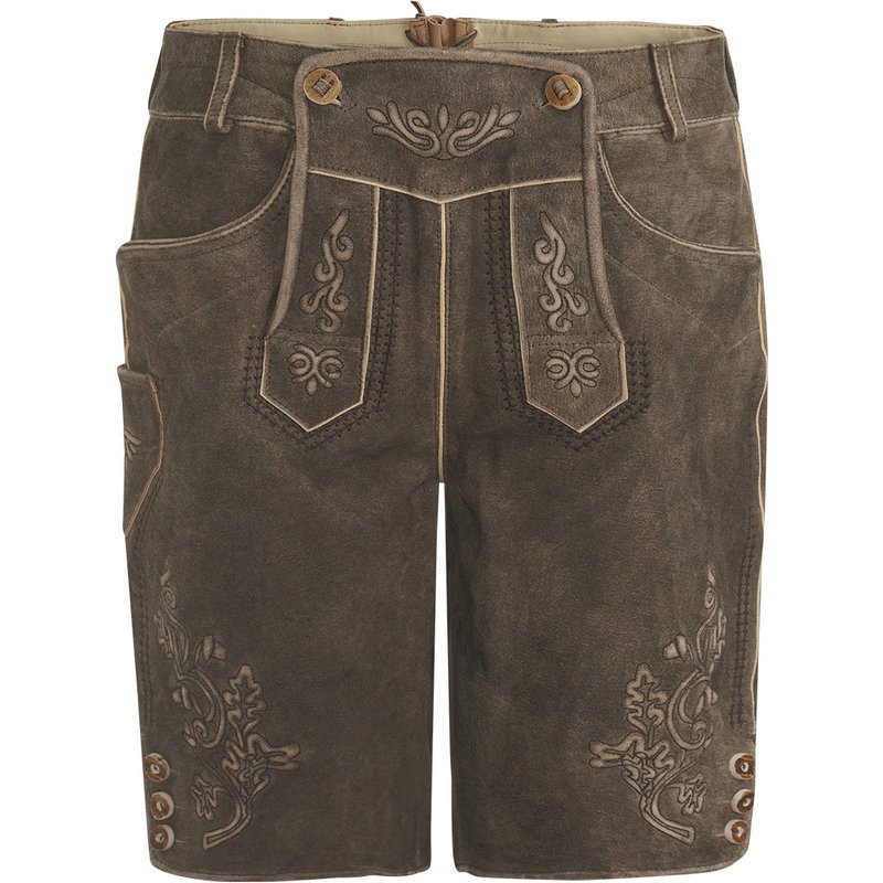 Herren Lederhose mit Stickereien