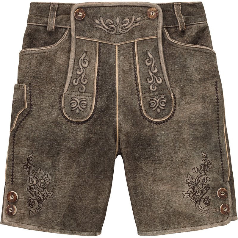 Jungen Lederhose mit Stickereien