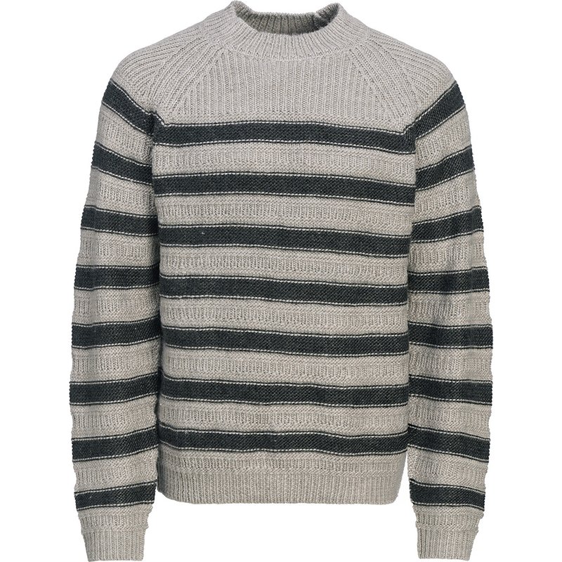 Herren Strickpullover mit Streifen