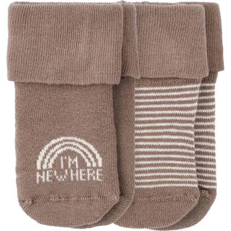 2 Paar Newborn Frottee-Socken Born 2026