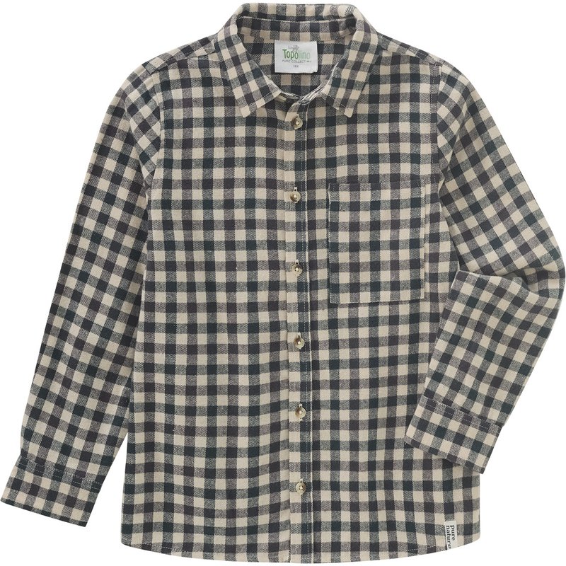 Jungen Flanellhemd mit Karo-Muster