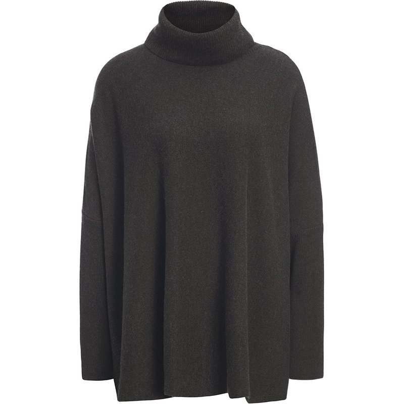 Damen Woll-Pullover mit Rollkragen