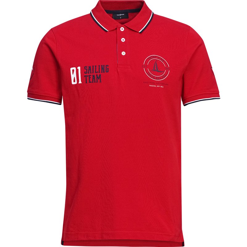 Herren Poloshirt mit Print