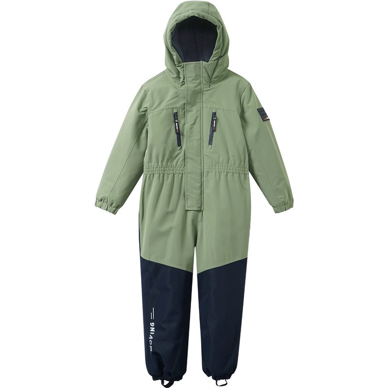 Jungen Schneeoverall mit Kapuze