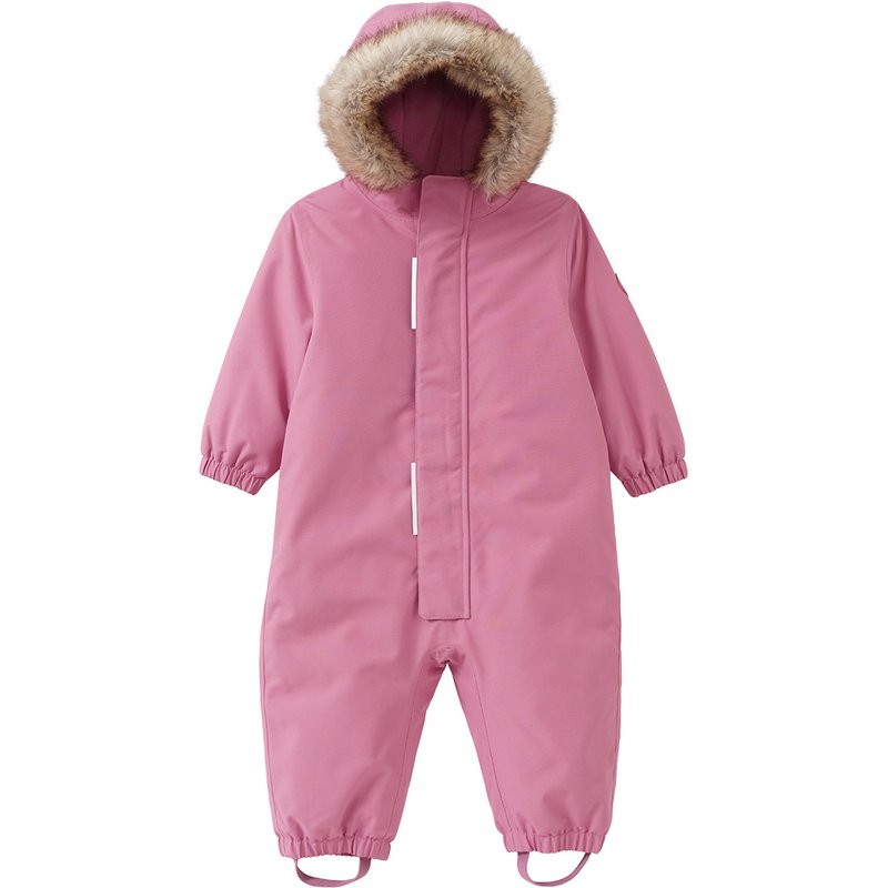 Baby Schneeoverall mit Fellimitat
