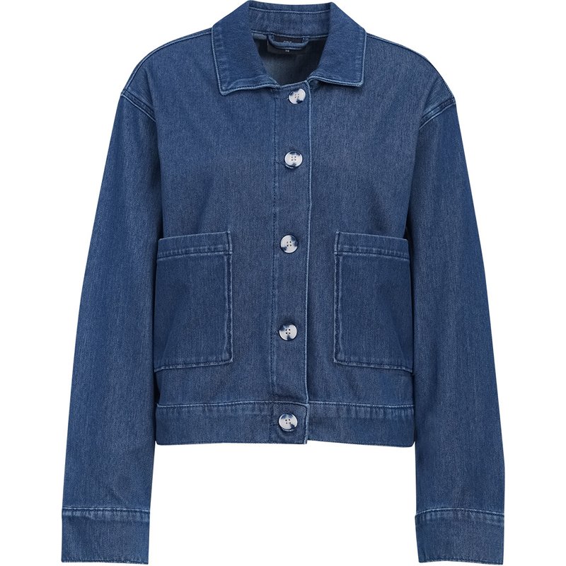 Damen Jeansjacke mit Knopfleiste