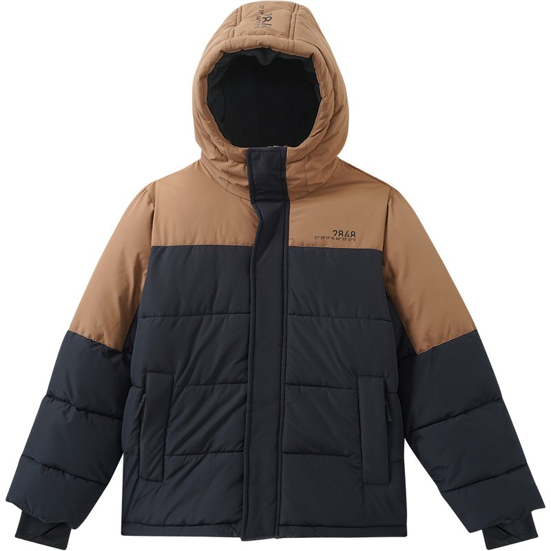Jungen Winterjacke mit Schneefang