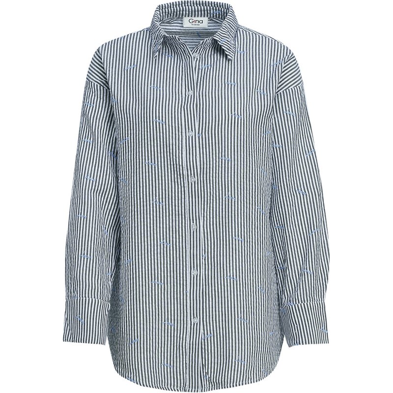 Damen Bluse mit Allover-Stickerei