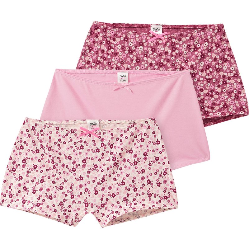 3 Mädchen Pantys in verschiedenen Dessins