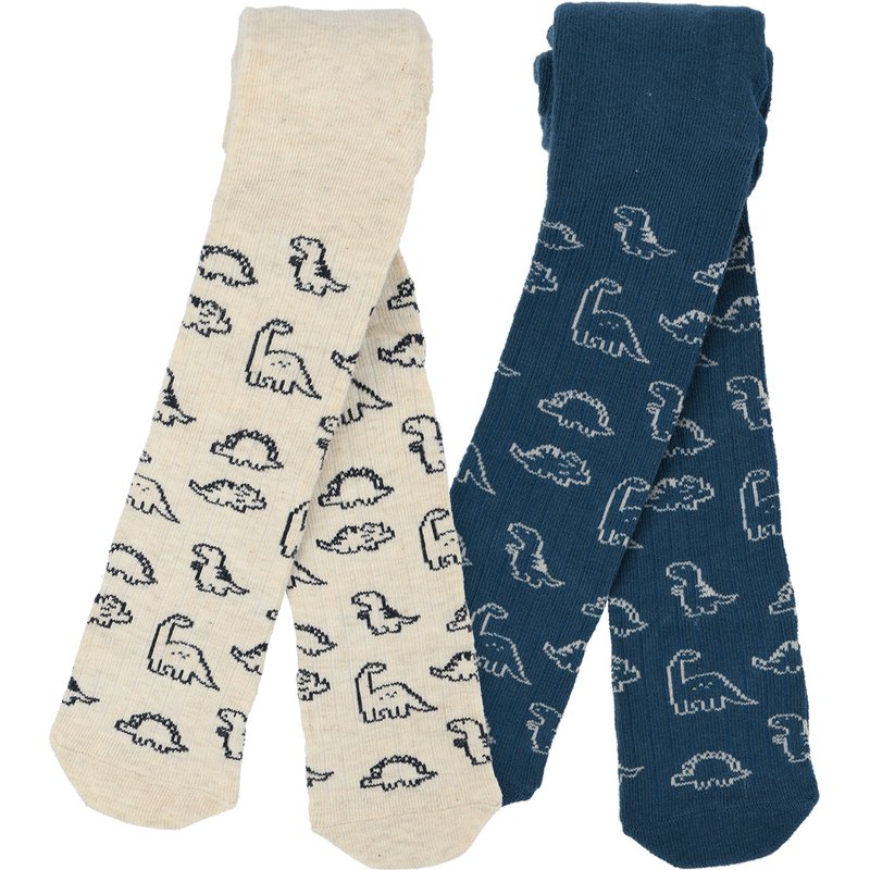 2 Baby Strumpfhosen mit Dino Motiven