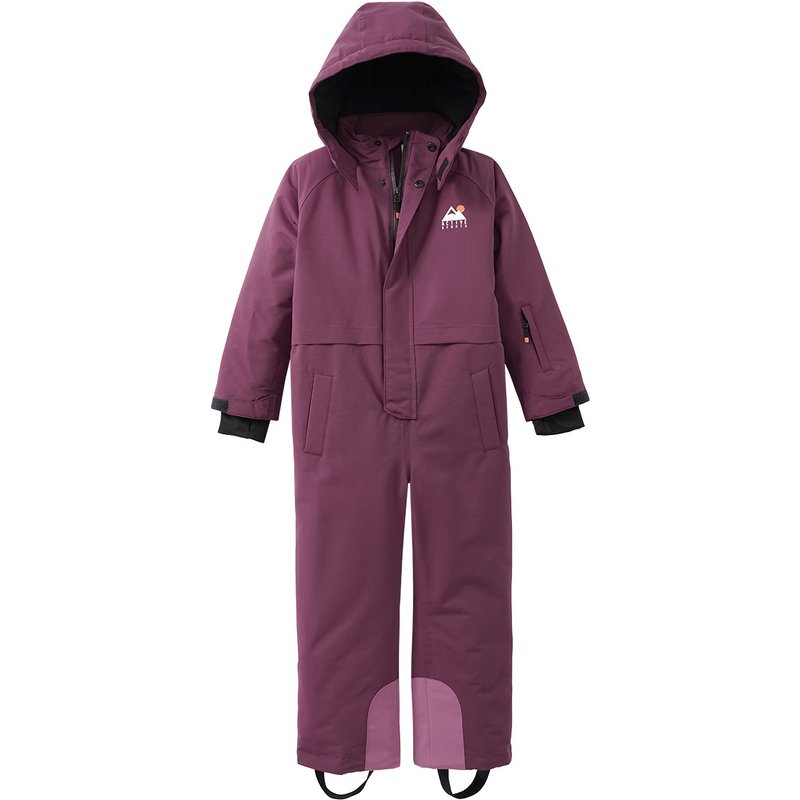 Mädchen Schneeoverall in Unifarben