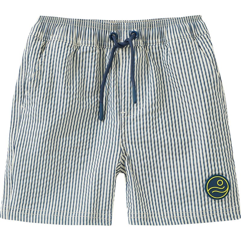 Jungen Badeshorts mit Seersucker-Streifen