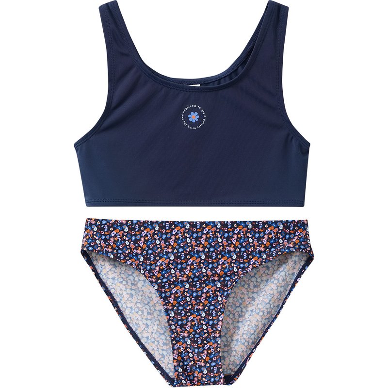 Mädchen Bikini mit Blümchen