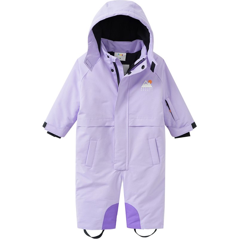 Baby Schneeoverall in Unifarben
