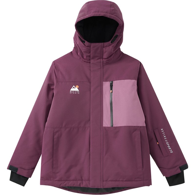Mädchen Schneejacke in Unifarben