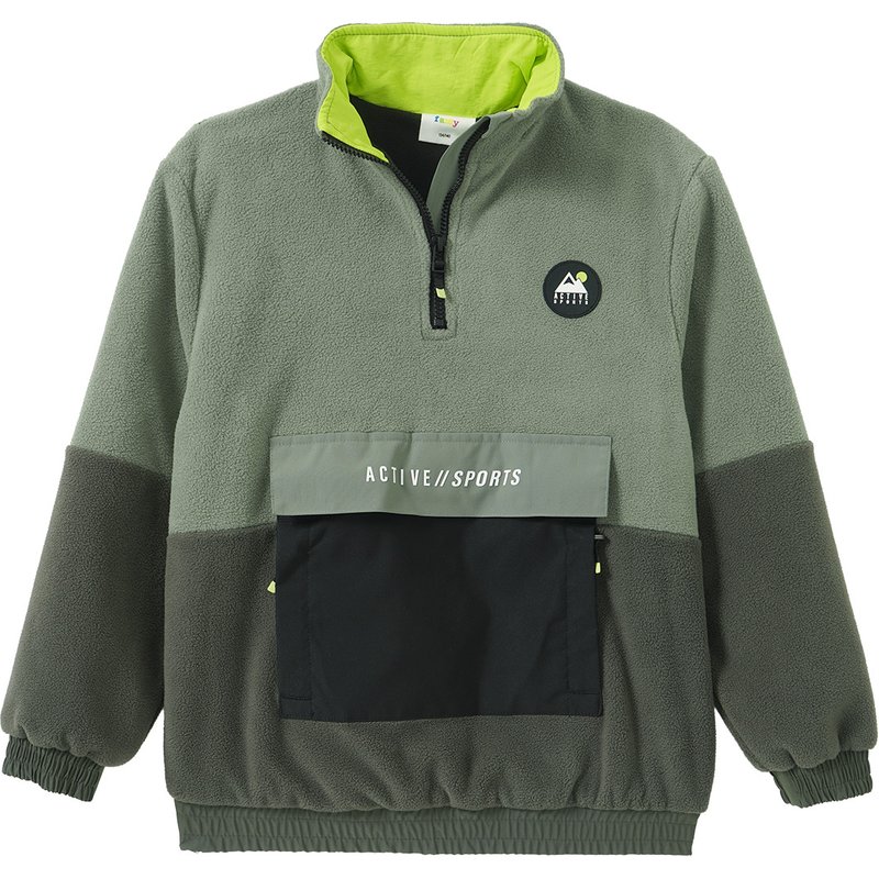 Kinder Fleecepullover mit Tasche