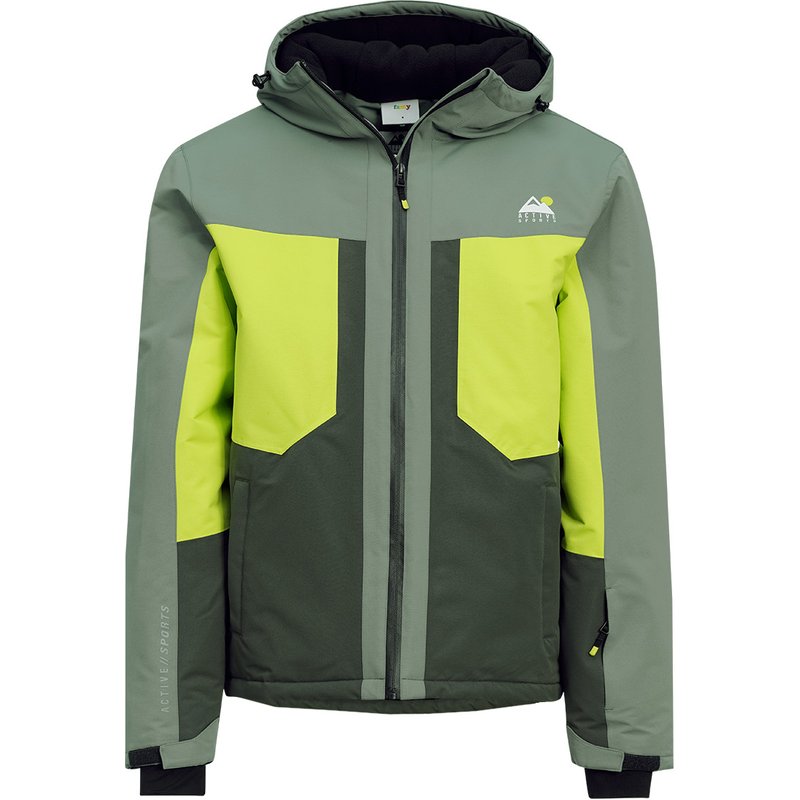 Herren Schneejacke mit Farbteilern