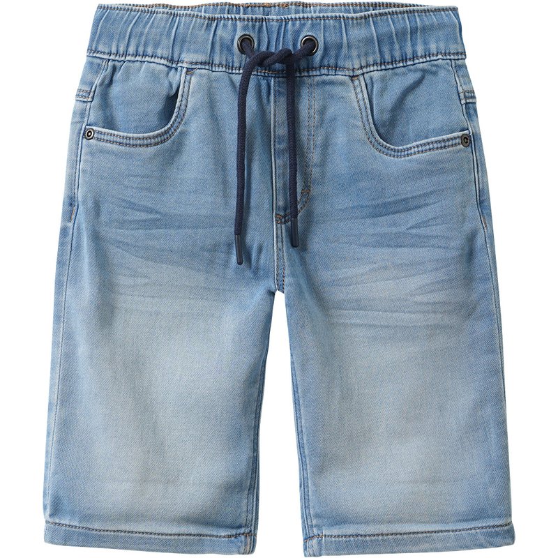 Jungen Jeansshorts mit Tunnelzug