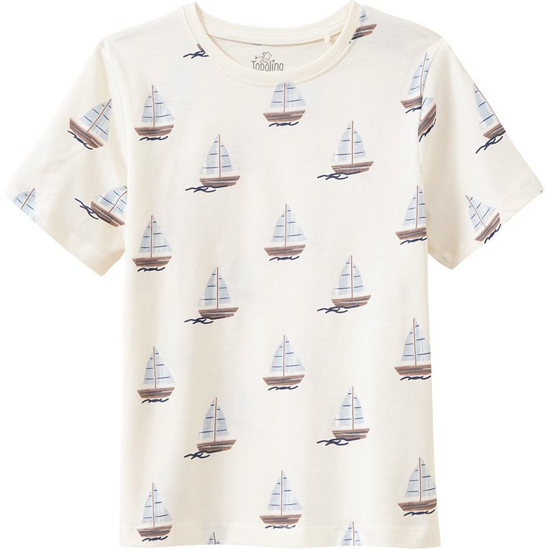 Jungen T-Shirt mit Segelboot-Prints