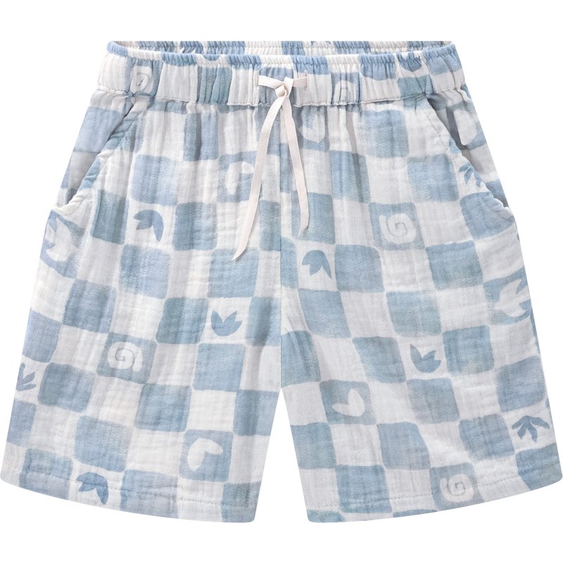 Jungen Musselinshorts mit Allover-Muster