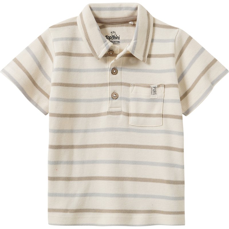 Baby Poloshirt mit Streifen