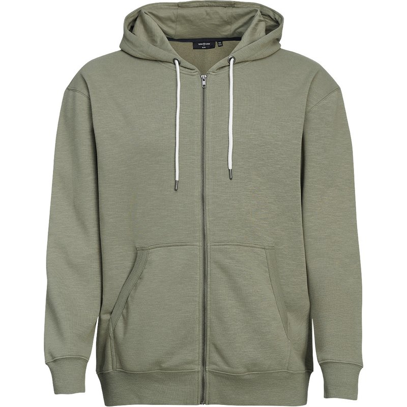 Herren Sweatjacke in Unifarben