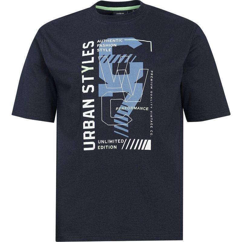 Herren-T-Shirt mit großem Print