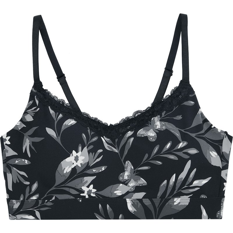 Damen Bustier mit floralem Print