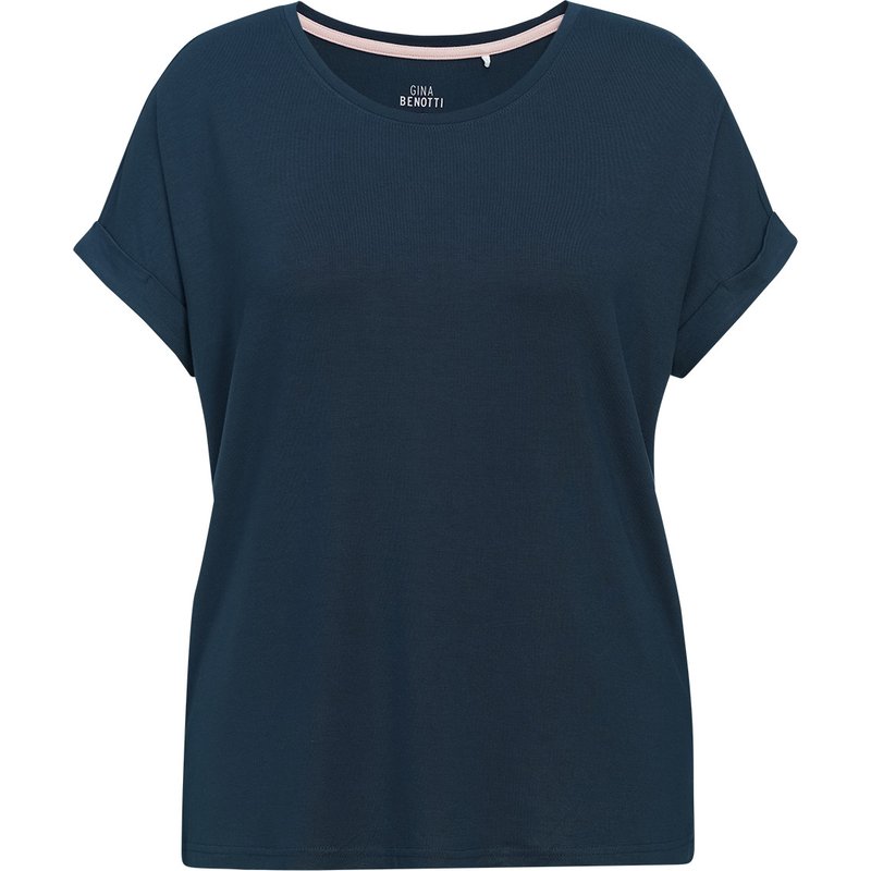 Damen T-Shirt mit fixierten Turn-ups