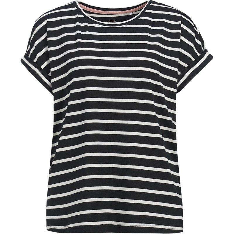 Damen T-Shirt mit fixierten Turn-ups