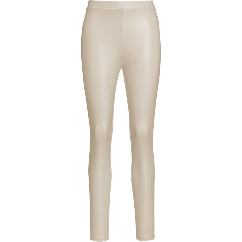 Damen Leggings in Leder-Optik