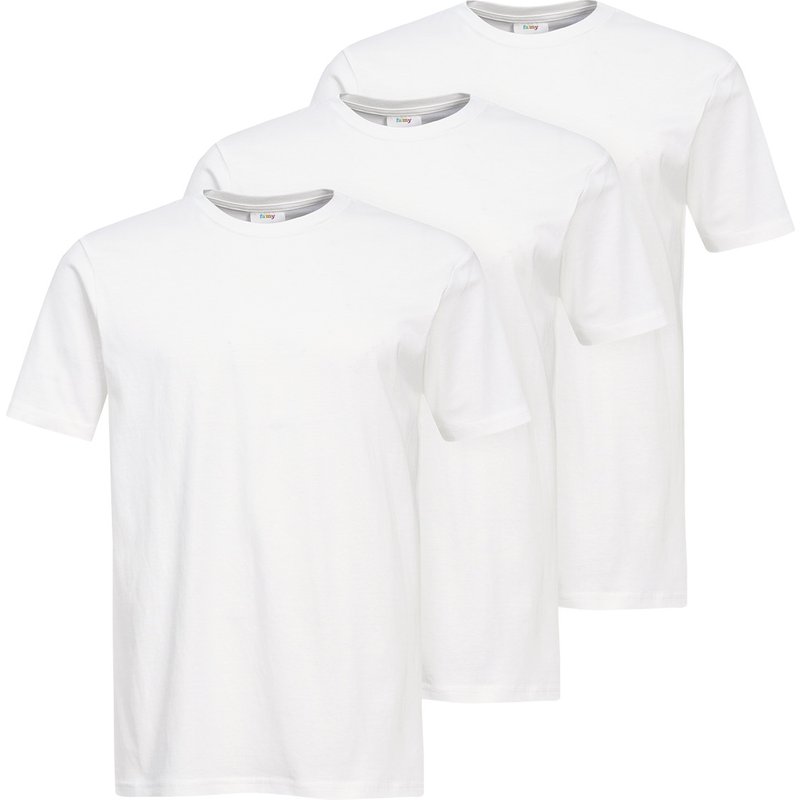 3 Herren T-Shirts im Basic-Look