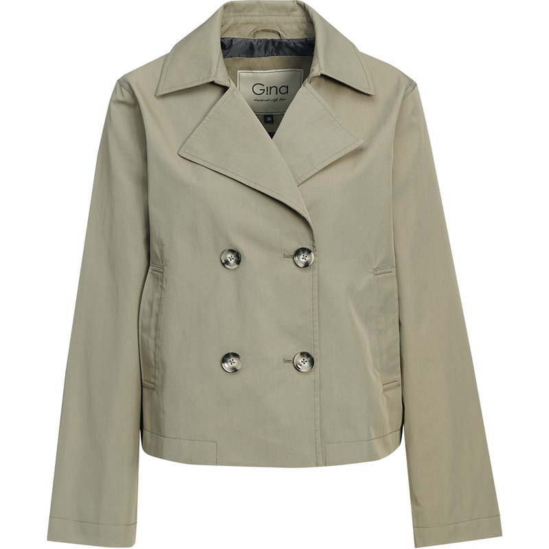 Damen Trenchjacke mit doppelter Knopfreihe