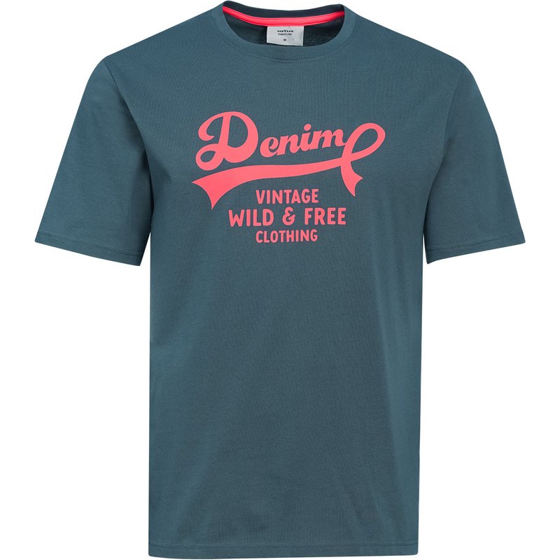 Herren T-Shirt mit Brust-Print