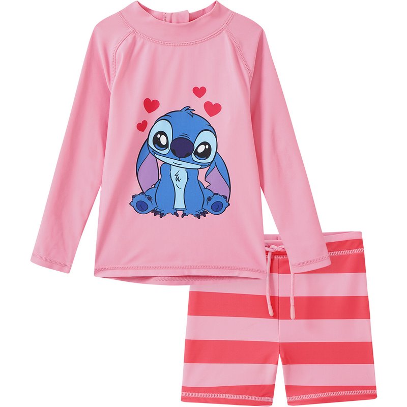 Disney Stitch UV-Set aus Badeshirt und Hose