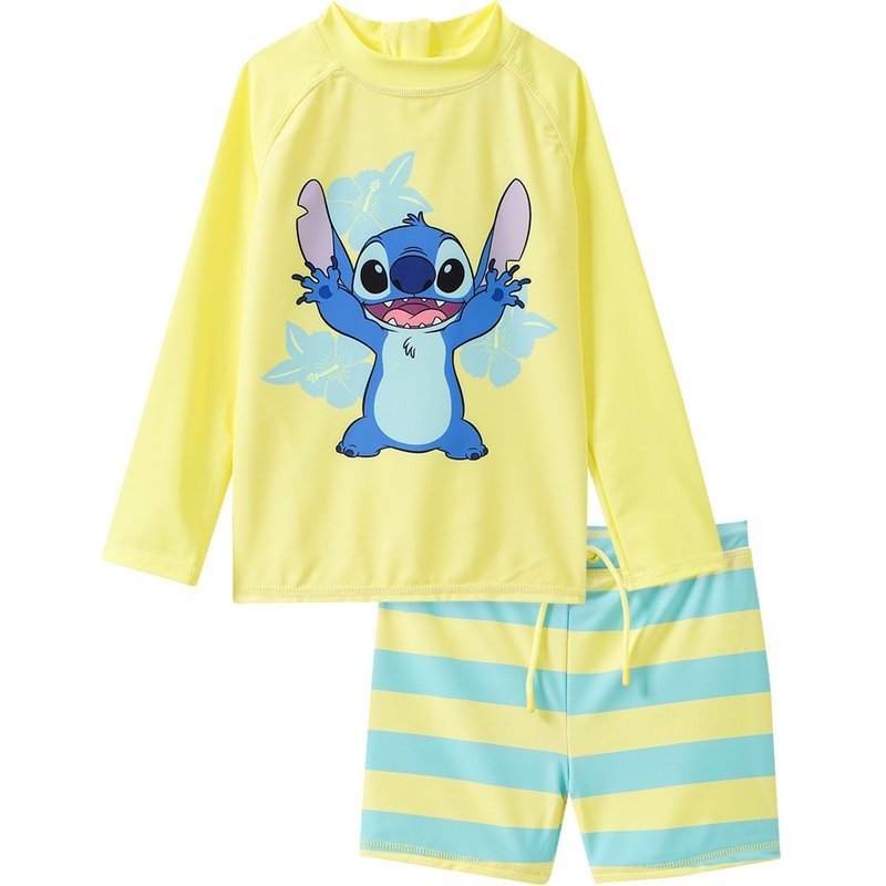 Disney Stitch UV-Set aus Badeshirt und Hose