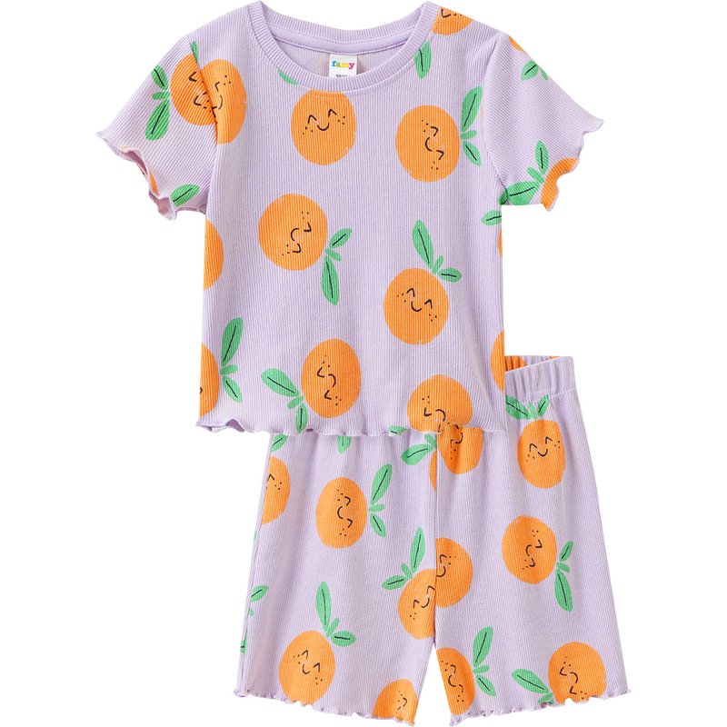 Mädchen Shorty mit Rippstruktur
