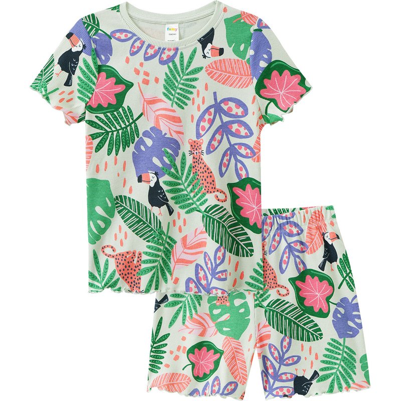 Mädchen Shorty mit Rippstruktur