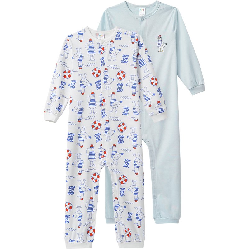 2 Baby Schlafanzüge im Set
